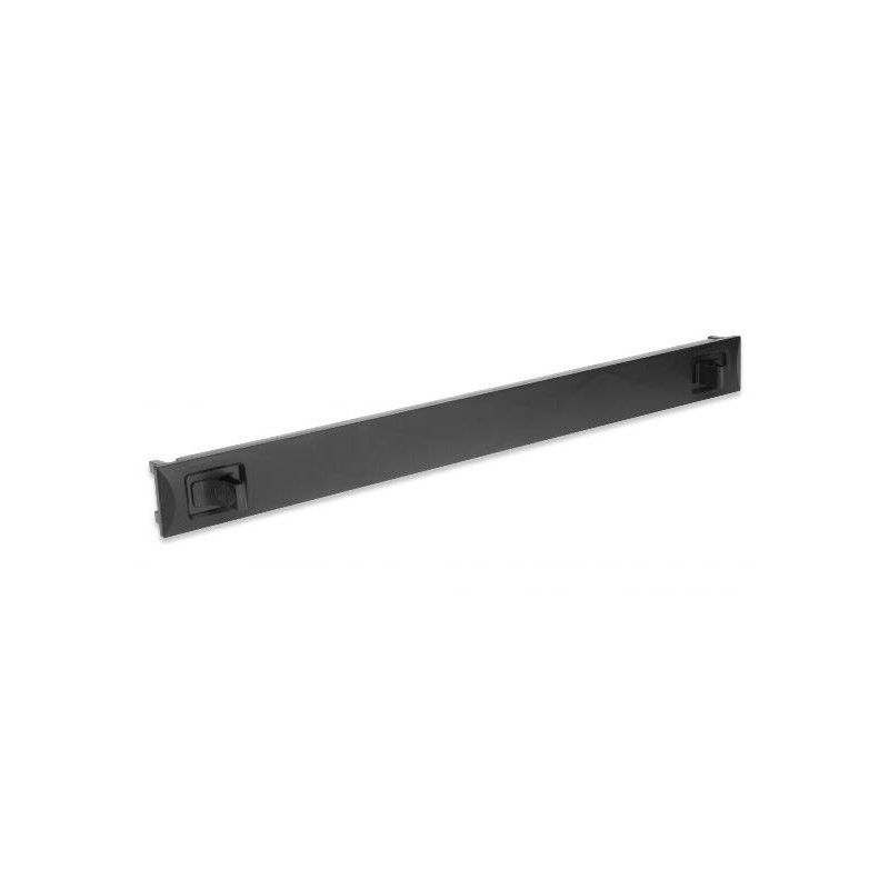 PANNELLO CIECO 1 UNITA' PER ARMADI RACK 19" CON CLIP COLORE NERO
