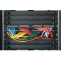 PANNELLO CIECO 1 UNITA' PER ARMADI RACK 19" CON CLIP COLORE NERO