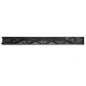 PANNELLO CIECO 1 UNITA' PER ARMADI RACK 19" CON CLIP COLORE NERO