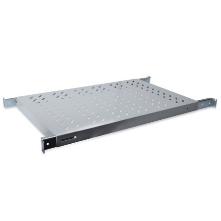 RIPIANO PER ARMADI RACK 19" ESTENSIONE VARIABILE 700-900 MM CON 4 AGGANCI COLORE GRIGIO