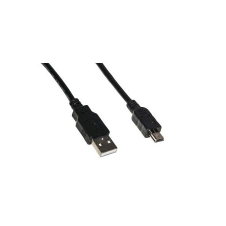 LINK CAVO USB 2.0 MINI B 5 POLI PER RICARICA O TRASMISSIONE DATI IN RAME MT.1,8