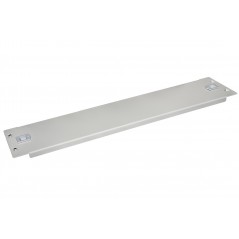 PANNELLO CIECO 2 UNITA' PER ARMADI RACK 19" COLORE GRIGIO CHIUSURA A SCATTO