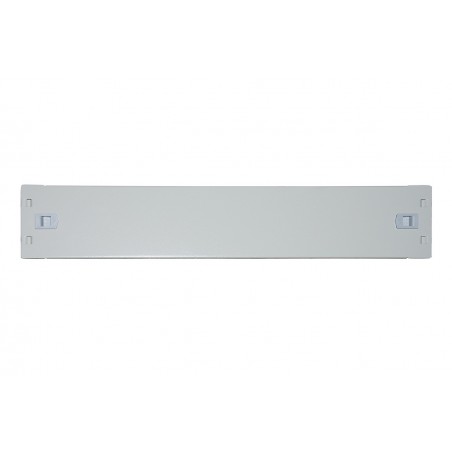 PANNELLO CIECO 2 UNITA' PER ARMADI RACK 19" COLORE GRIGIO CHIUSURA A SCATTO