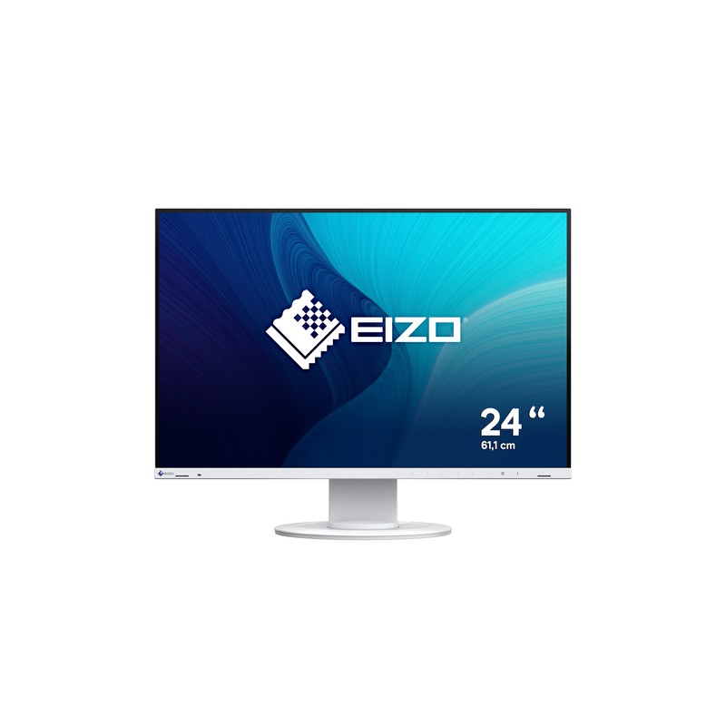 EIZO MONITOR 24,1 LED IPS 16:10 1920x1200 5MS 350 CDM, PIVOT, DP/HDMI, MULTIMEDIALE, FLEXSCAN EV2410, GAR 7 ANNI