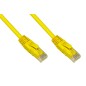CAVO RETE CATEGORIA 6A NON SCHERMATO UTP AWG24 COLORE GIALLO HALOGENFREE MT 7,5
