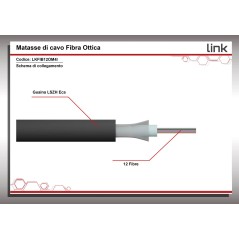 CAVO FIBRA OTTICA LOOSE TUBE 12 FIBRE OM4 INDOOR/OUTDOOR CPR ECA (AL METRO)