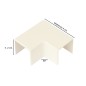 ANGOLO 90° A PER CANALINA 20X10 LK20510 LK20610
