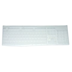 COPRITASTIERA 105 TASTI LAVABILE TRASPARENTE IN SILICONE PER TASTIERA 105 TASTI