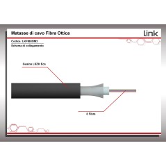 CAVO FIBRA OTTICA 8 FIBRE LOOSE OM3 50/125 NM ANTIRODITORE LSZH INTERNO/ESTERNO CLASSE ECA (AL METRO)