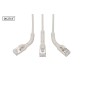 DIGITUS CAVO PATCH ANGOLATO CAT 6A F-FTP, RAME, 0,3 M, GRIGIO CONF 10 PEZZI