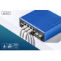 DIGITUS CAVO PATCH ANGOLATO CAT 6A F-FTP, RAME, 0,3 M, GRIGIO CONF 10 PEZZI