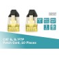 CAVO PATCH CAT 6A S/FTP, 10 PEZZI , 3 MT. COLORE NERO