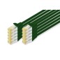 CAVO PATCH CAT 6A S/FTP, 10 PEZZI , 3 MT. COLORE VERDE