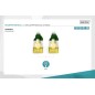 CAVO PATCH CAT 6A S/FTP, 10 PEZZI , 3 MT. COLORE VERDE