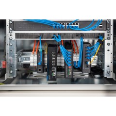 SUPPORTO GUIDA DIN 4U, 178X483X223 MM, GALVANIZED INCL. DIN RAIL, VARIABLE DEPTH AND HEIGHT