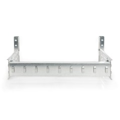 SUPPORTO GUIDA DIN 4U, 178X483X223 MM, GALVANIZED INCL. DIN RAIL, VARIABLE DEPTH AND HEIGHT