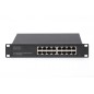 DIGITUS SWITCH ETHERNET GIGABIT 16 PORTE 10" UNMANAGED