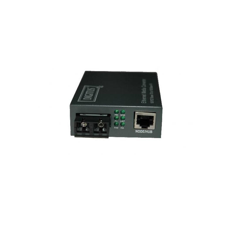 CONVERTITORE 10/100 RJ45 MEDIA CONVERTER - FIBRA OTTICA SC SINGLEMODE