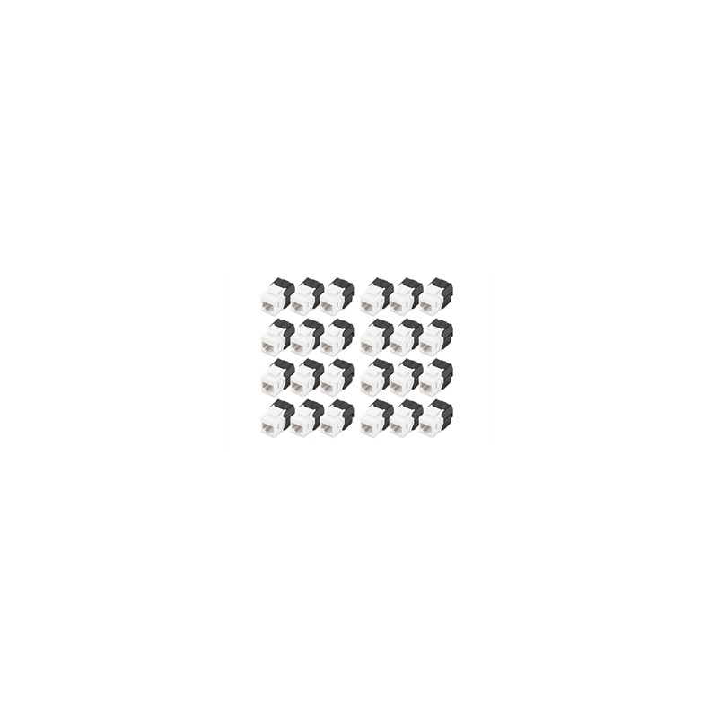 MODULO CAT 6 KEYSTONE, NON SCHERMATO - 24 PEZZI