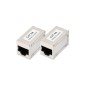 ACCOPPIAMENTO MODULARE CAT 6A, SCHERMATO - 2 PEZZO