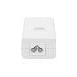 INIETTORE GIGABIT ETHERNET POE++ 802.3AT, 30 W PICCOLO ALLOGGIAMENTO, BIANCO