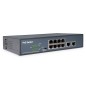 SWITCH 8 PORTE FAST ETHERNET POE 120 WATT CON 2 PORTE UPLINK