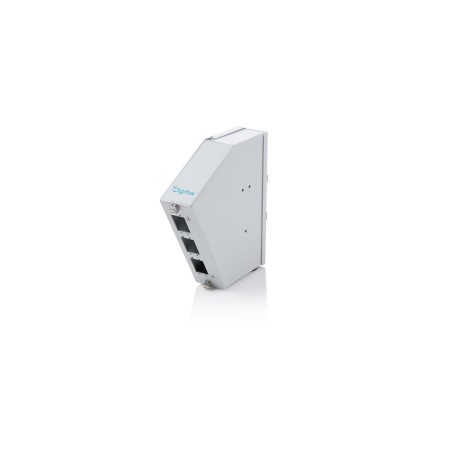 DIGITUS DISTRIBUTORE DI GIUNZIONI SU GUIDA DIN PER FIBRE OTTICHE, ANGOLARE, 6 SC SX/LC DX, GRIGIO