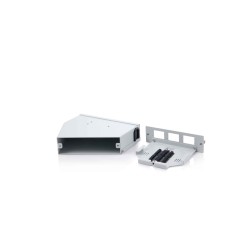 DIGITUS DISTRIBUTORE DI GIUNZIONI SU GUIDA DIN PER FIBRE OTTICHE, ANGOLARE, 6 SC SX/LC DX, GRIGIO