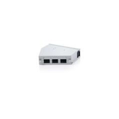 DIGITUS DISTRIBUTORE DI GIUNZIONI SU GUIDA DIN PER FIBRE OTTICHE, ANGOLARE, 6 SC SX/LC DX, GRIGIO