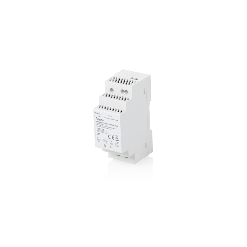 DIGITUS ALIMENTATORE A BARRA DIN A PASSO 12V / 2A / 24W (SLIM, CLASSE II)