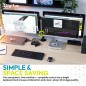 DIGITUS DIGITUS SWITCH KVM USB-C 3.0 DUAL HDMI, 2 PORTE, 4K60HZ, LINEA CORE