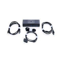 DIGITUS DIGITUS SWITCH KVM USB-C 3.0 DUAL HDMI, 2 PORTE, 4K60HZ, LINEA CORE