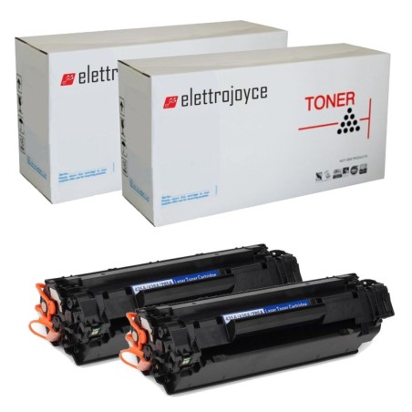 2 TONER COMPATIBILE PER HP LASERJET P1102 W M1130 M1132 M1136 M1210...