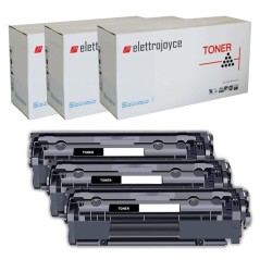 KIT 3 TONER COMPATIBILI PER HP PRO P1560 P1566 N P1606 P1606 D P160...