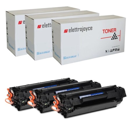 3 TONER COMPATIBILE PER HP LASERJET P1102 W M1130 M1132 M1136 M1210...