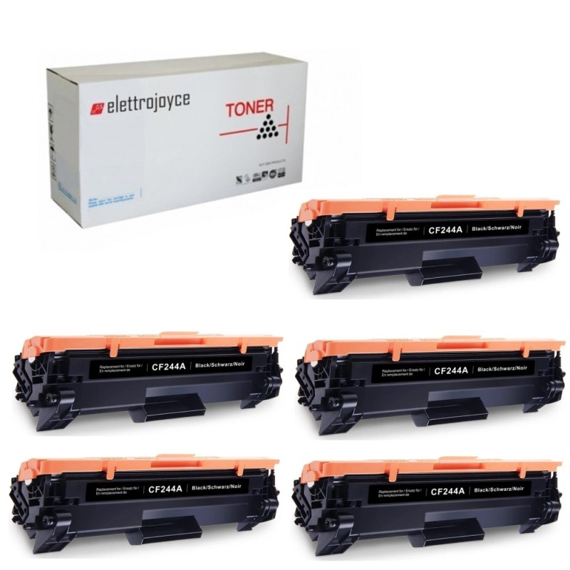 5 TONER COMPATIBILE HP LASERJET CF244A M28A M15 M15A M15W M28W 5 TONER COMPATIBILE HP LASERJET CF244A M28A M15 M15A M15W M28W