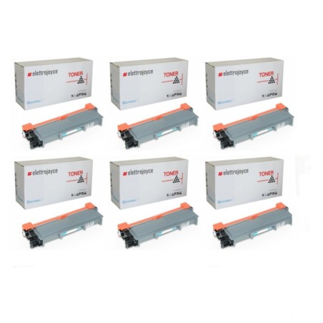KIT 6 TONER COMPATIBILI PER BROTHER DCP1510 1512 1515 HL1110 1112 M...
