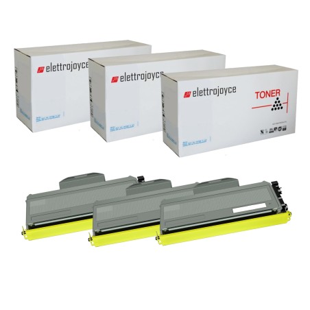 KIT 3 TONER PER BROTHER HL2140 HL 2150N DCP 7030 7040 MFC 7320 7440...