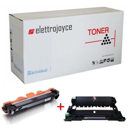KIT 1 TONER TN-2510XL + 1 TAMBURO DR-2510 COMPATIBILI BROTHER EJ-DR...