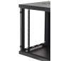 ARMADIO RACK 19" 9 UNITA' DA MURO PER RETI (A)485 X (L)540 X (P) 450 MM COLORE NERO PORTA VETRO ARMADIO RACK 19" 9 UNITA' DA MURO PER RETI (A)485 X (L)540 X (P) 450 MM COLORE NERO PORTA VETRO