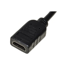 ADATTATORE DISPLAYPORT 1.2 MASCHIO - HDMI® 1.4 FEMMINA CONTATTI DORATI 4K@30HZ CM 20