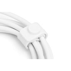CAVO RICARICA GUAINA SILICONE USB-A / USB-C 1M, USB 2.0, 60W, BIANCO