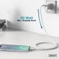 CAVO RICARICA GUAINA SILICONE USB-A / USB-C 1M, USB 2.0, 60W, BIANCO