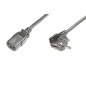 CAVO ALIMENTAZIONE SCHUKO 90° -C13 MT 1,80