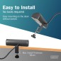 DIGITUS PRESA PER UFFICIO A 3 VIE CON 2X CONNESSIONI USB-A E 1X USB-C, NERO