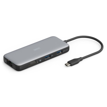 DOCKING STATION USB-C, 7 PORTE 1XHDMI, 3XUSB3.0, 1XRJ45, 1X SD, 1X MICROSD, 1XUSB-CPD
