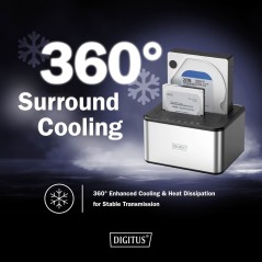 DUAL SATA HDD DOCKING STATION 2,5"/ 3,5