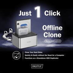 DUAL SATA HDD DOCKING STATION 2,5"/ 3,5