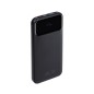 BATTERY BANK (10000 MAH) 22,5W FAST CHARGER CON 3 CAVI INTEGRATI ( DI CUI TYPE C ED USB CON FUNZIONE RICARICA ) NERA
