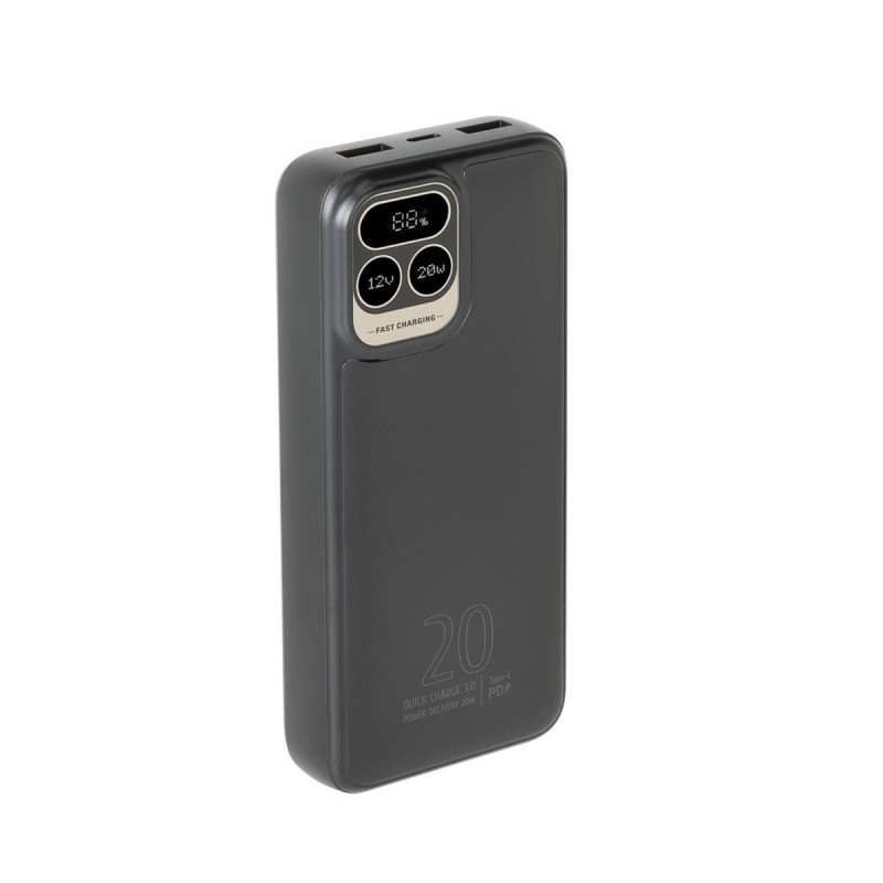 BATTERY BANK (20000 MAH) PD 20W CON LCD NERA
